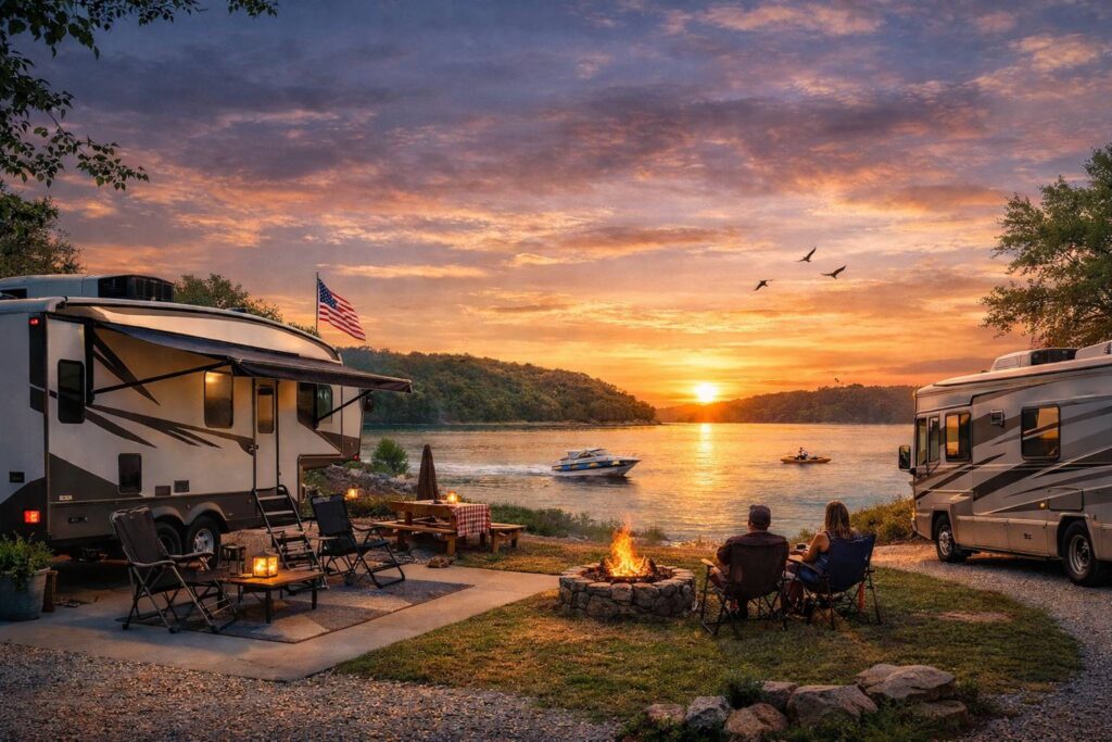 RV Camping Near Eagle Mountain Lake